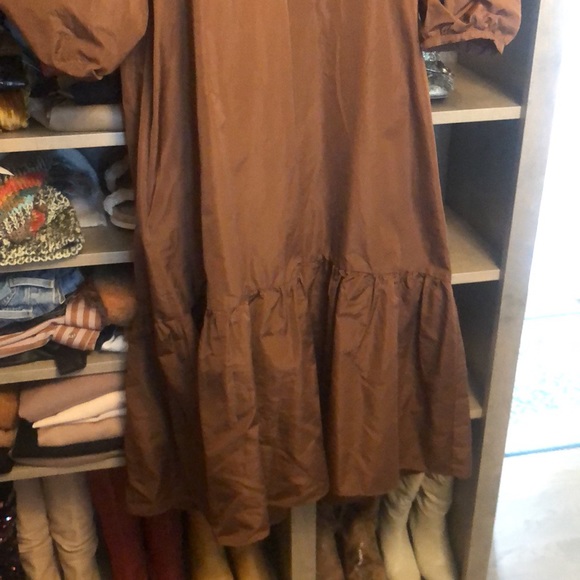 Zara puff sleeve midi dress - Picture 7 of 12